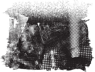 Grunge Paint stripe . Vector brush Stroke . Distressed banner . Black isolated paintbrush collection . Modern Textured shape . Dry border in Black . 