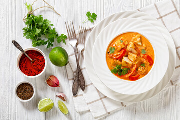 Fish Stew cooked with coconut milk and veggies