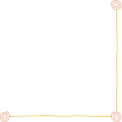 Fototapeta premium Colorful Cute Corner Doodle Vector Illustration