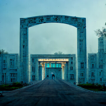 The Gate Of Jilin Engineering Normal University