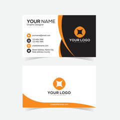 Fototapeta premium Modern Corporate Business Card Design Template For Your Company