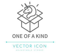 One Of A Kind Line Icon