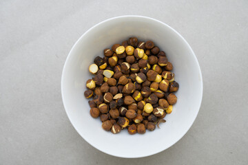 roasted chickpeas snack sold in Pakistan streets