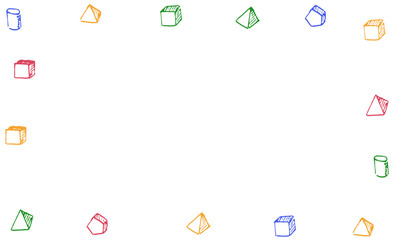 カラフル積み木