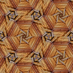 Wooden art texture. Geometric stripe ornament cover photo. Repeated pattern design for Moroccan textile print. Turkish fashion for floor tiles and carpet. Traditional mystic background design