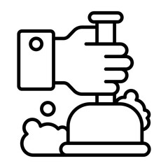 plunger Modern concepts design, Premium quality vector illustration concept. Vector symbol.