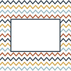 Scandinavian seamless pattern. Zigzag seamless striped pattern - minimalistic design. Linear background.  Illustration