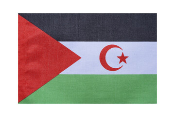 National flag of the country Saharan Arab Democratic Republic, isolate