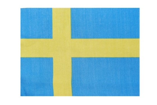 State flag of the country Sweden, isolate