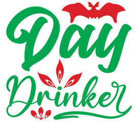 Obraz premium Day Drinker, Halloween SVG Bundle, Halloween T-Shirt Bundle, Halloween SVG, SVG