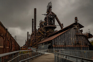 Fototapeta na wymiar Abandoned steel plant in Bethlehem PA