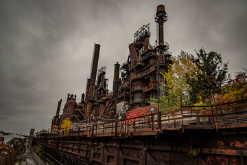 Abandoned steel plant in Bethlehem PA