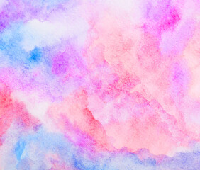  colorful watercolor background. hand painted by brush