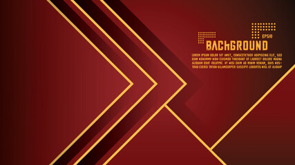 Red and gold luxury template background with ornament.Dynamic shape composition.Abstract backgroun,Template for the design of a website landing page or background,banner,golden flyer.golden.luxury