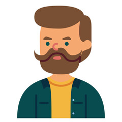 hipster flat icon