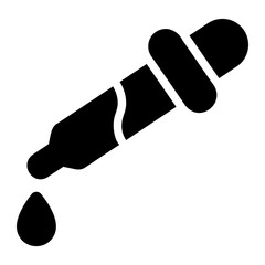 Eyedropper glyph icon