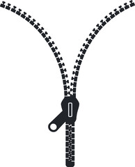 Open zipper, editable template. Stylish background for banner, landing page, flyer, cover, stories etc