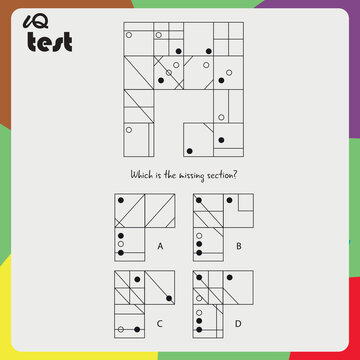 Practice Questions Worksheet for Education and IQ Test. task for the development of logical thinking, vector illustration