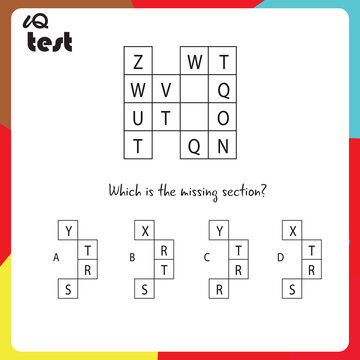 Practice Questions Worksheet for Education and IQ Test. task for the development of logical thinking, vector illustration