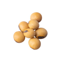Close up Soybean isolated on an alpha background.