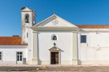 Building of the Municipal Chamber of Vendas Novas in the district of Evora, Portugal