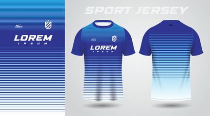 blue shirt sport jersey design
