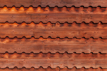 Vintage wooden roof tiling, background texture