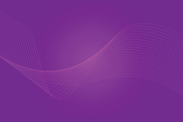 Abstract line wave purple gradient background. Modern colorful wavy line abstract background
