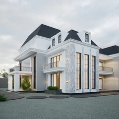 3D Modern House Design
