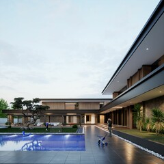 3D Modern House Design