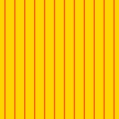12 Thin Red Lightening Stripes on Yellow Background