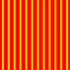 12 Yellow Lightening Stripes on Red Background