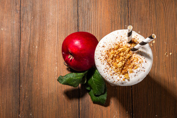 Apple pie milk shake
