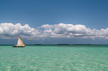 zanzibar dhow on water