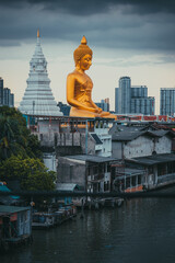 Big Golden Buddha Status in Bangkok