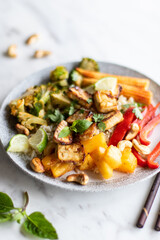 Thai Tofu Sheet Pan