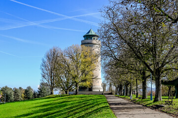 Basel, Wasserturm, Bruderholz, Stadt, Basel-Stadt, Turm, Aussichtsturm, Spazierweg, Wanderweg,...