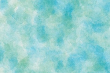 Fototapeta na wymiar Zielone, niebieskie, akwarelowe tło, tekstura, ręcznie malowane