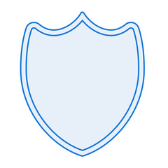 Shield icon. Virus protection. Guard badge.