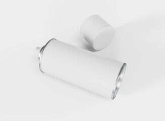 Spray can mock-up for designs