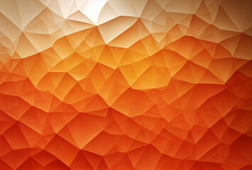 Orange background texture, light design of different shapes and beautiful pattern art