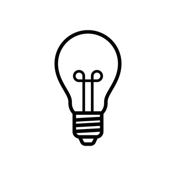 light bulb icon design vector template