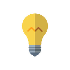 light bulb icon design vector template