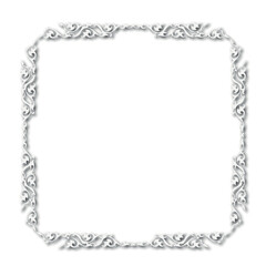 Frame, in the style of an ornament, Vector illustration eps 10, Art.	
