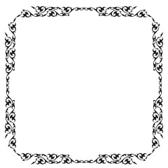 Frame, in the style of an ornament, Vector illustration eps 10, Art.	