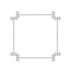 Frame, in the style of an ornament, Vector illustration eps 10, Art.	