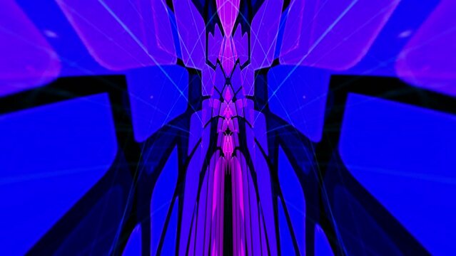 Abstract Cyberspace Animation Background, Loop, 4k
