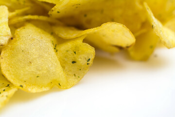 Potato chips with spices
