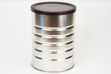 Coffee can isolated on white