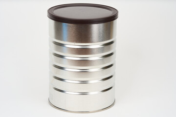 Coffee can isolated on white